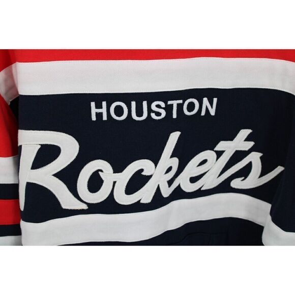 Mitchell & Ness Mens Houston Rockets Hooded Sweatshirt Size Large - Picture 4 of 10